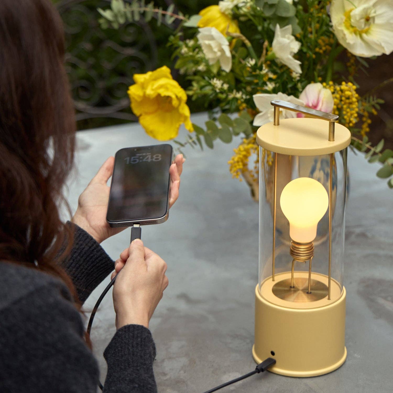The Muse 2.0 Portable Lamp - Pleasure Garden Green