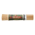 Natural wood spills firelighters, close detail