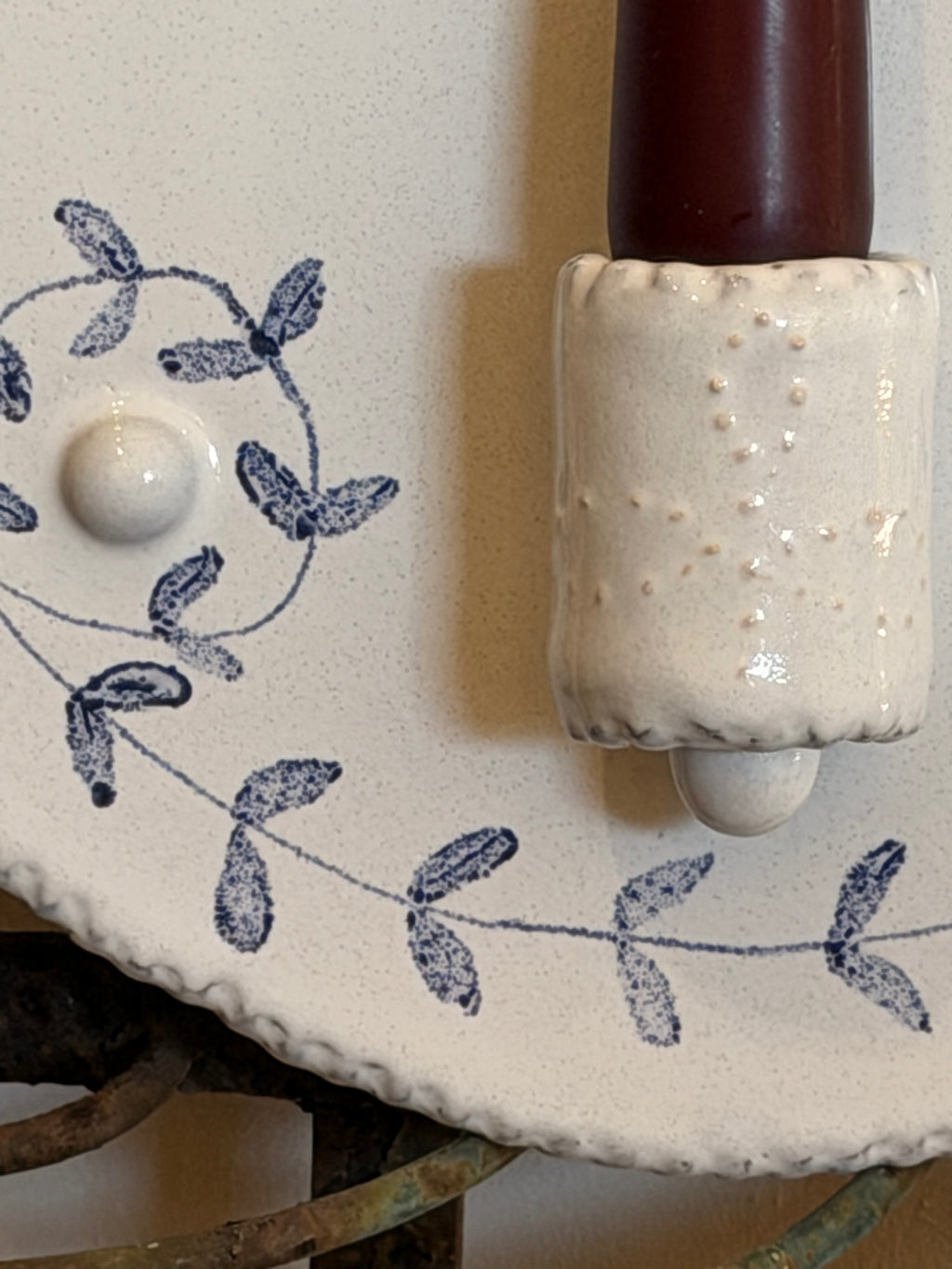Ceramic Wall Candle Sconce - Emily Mitchell Studio