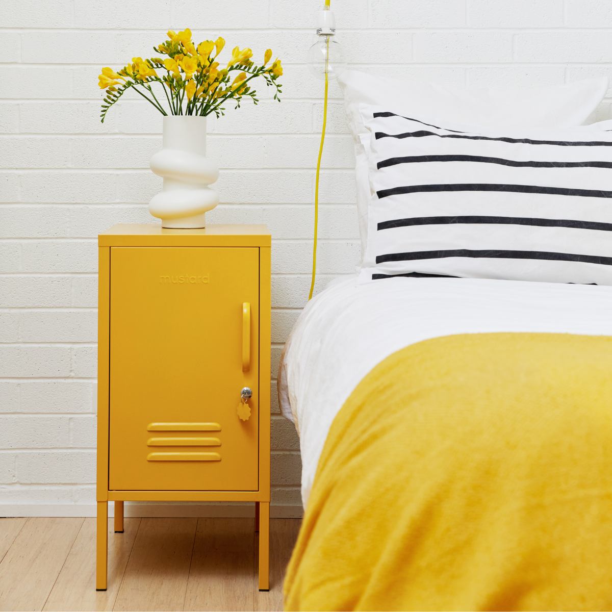 Mustard Made Shorty Locker - Left Opening - Mustard