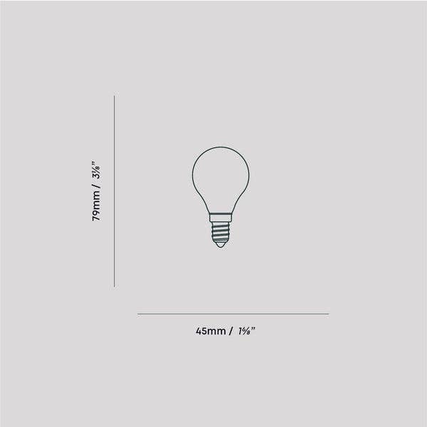 Porcelain I E14 LED Bulb