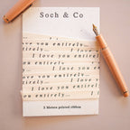 I love you entirely cotton ribbon - 2 metres