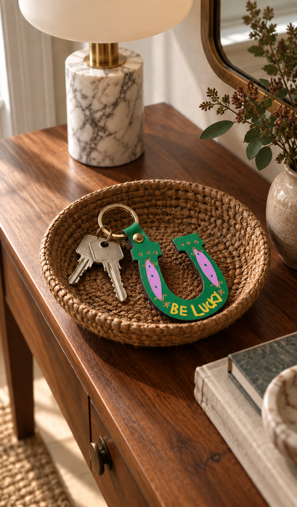 Be Lucky Key Fob - Green