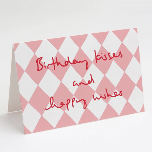 Birthday kisses and happy wishes