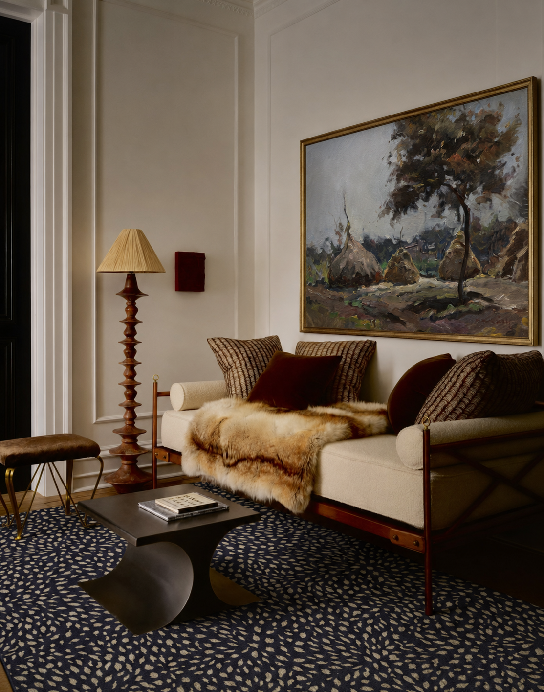 Pluma Hand Tufted Rug in Ink
