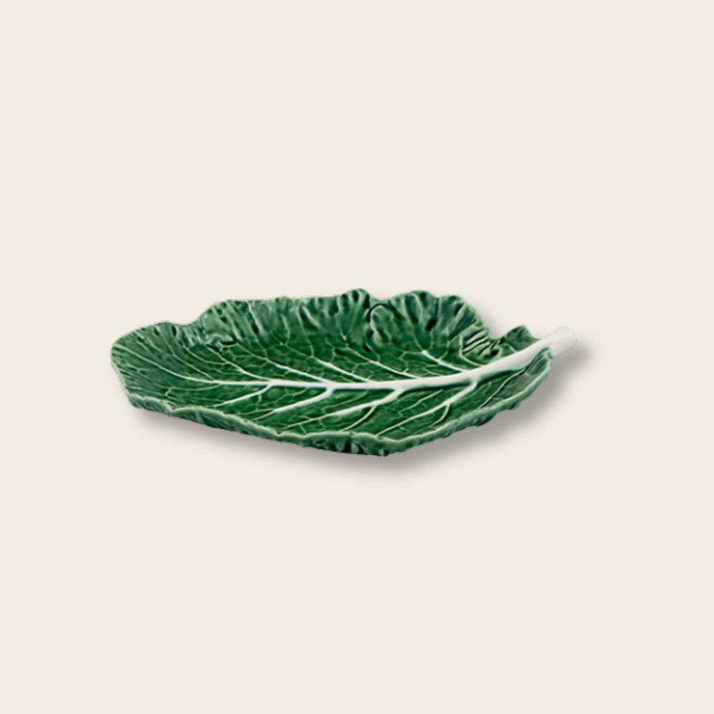 Large Leaf Cabbage Serving Tray - Bordallo Pinheiro
