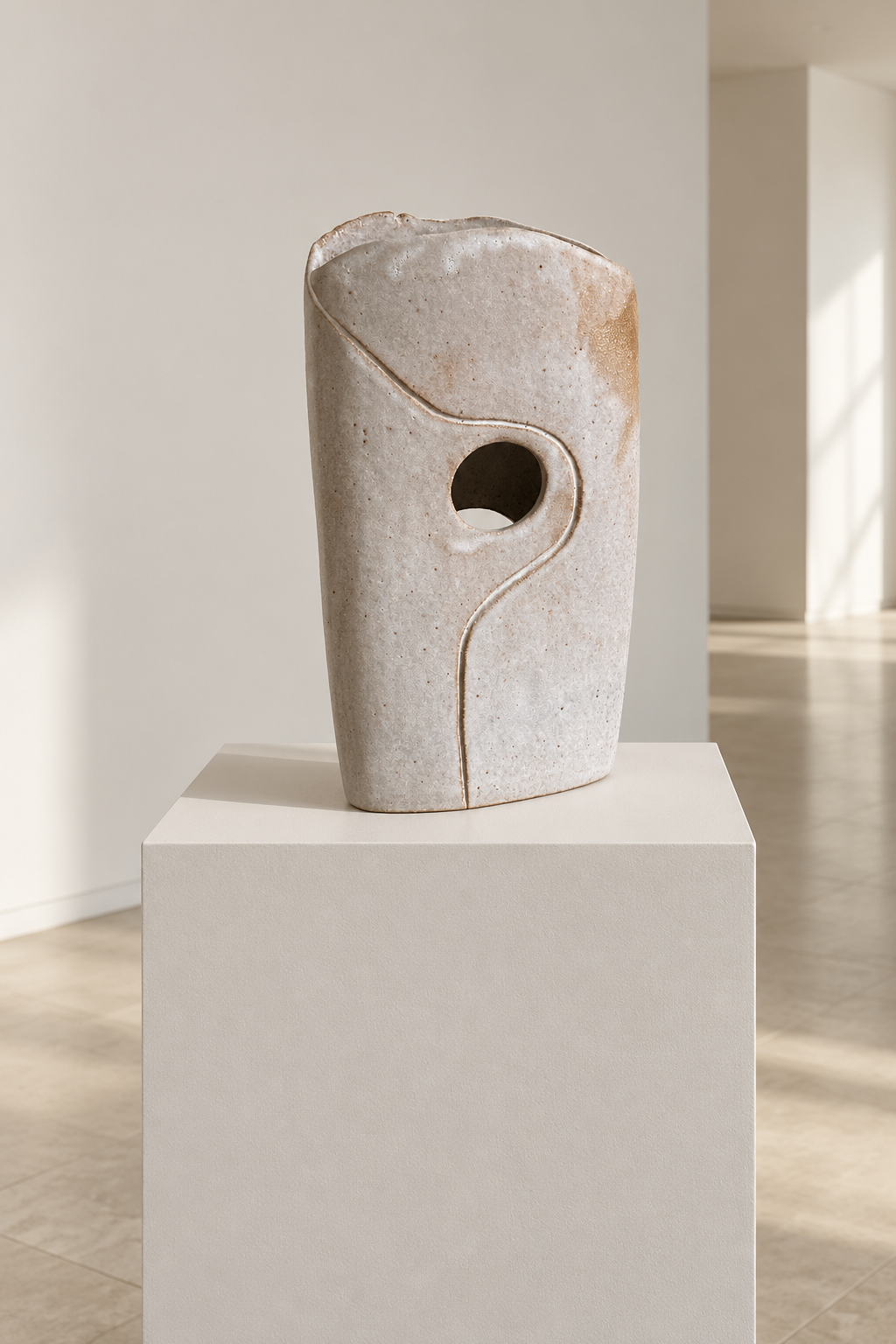 Ceramic Sculpted Cut Out Vase - Jenny Bailey