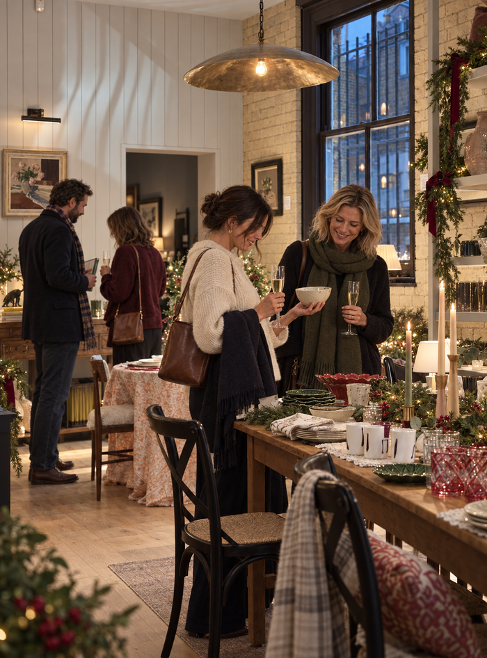 Christmas  Shopping evening