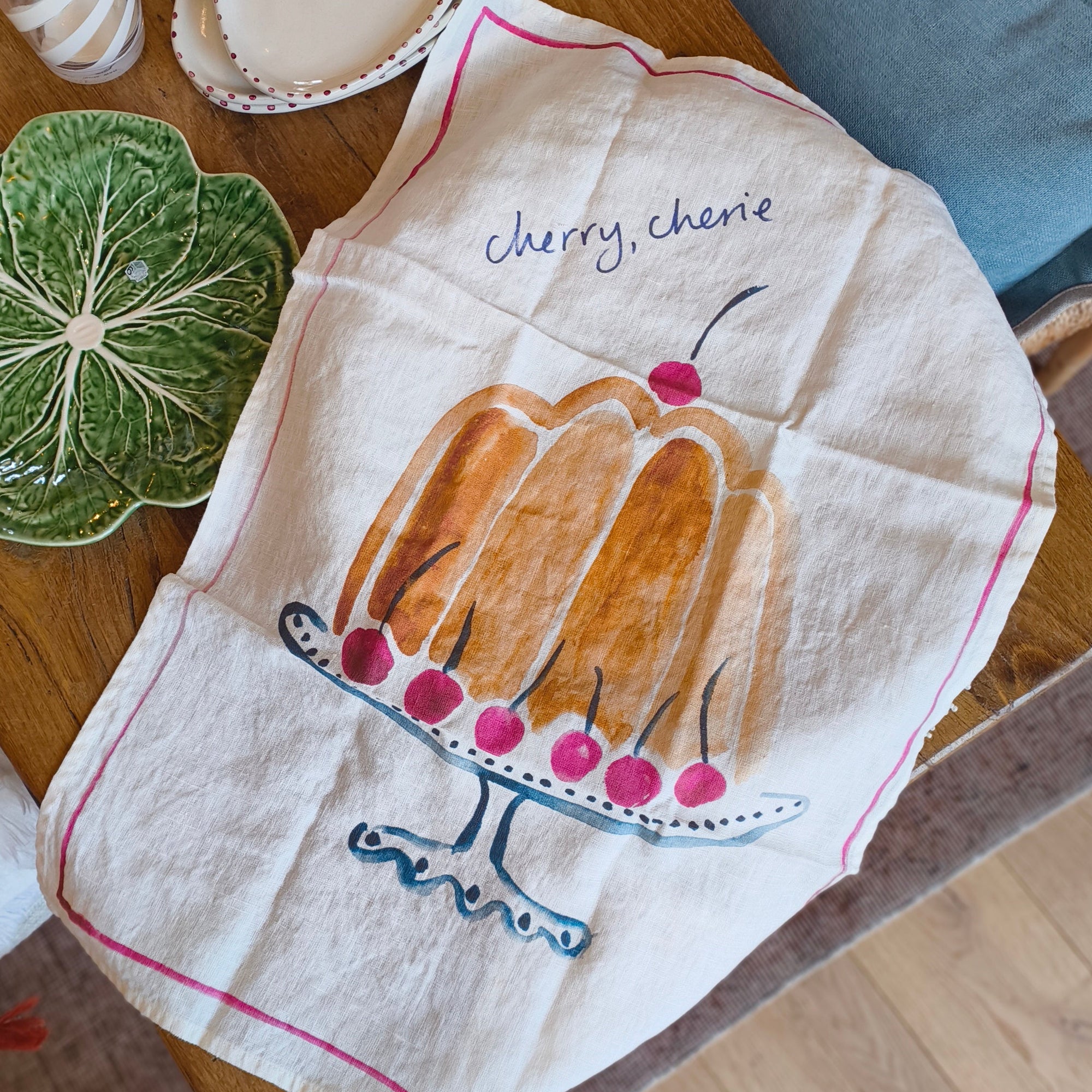 desert linen teatowel