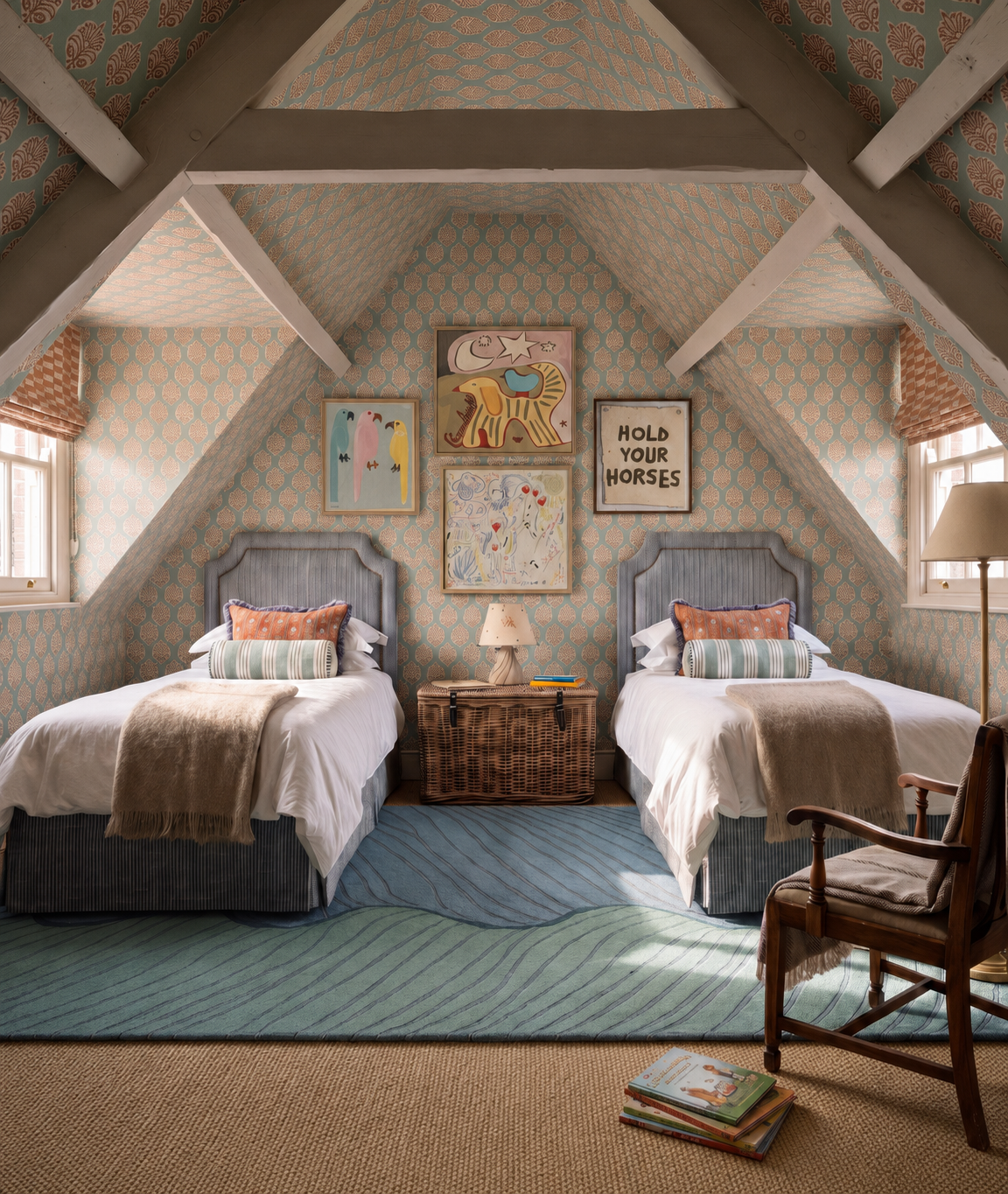 Ripple Hand Tufted Rug in Tide