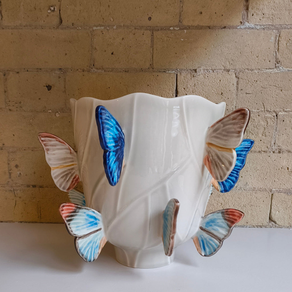 Cloudy Butterflies Decorative Vase - Bordallo