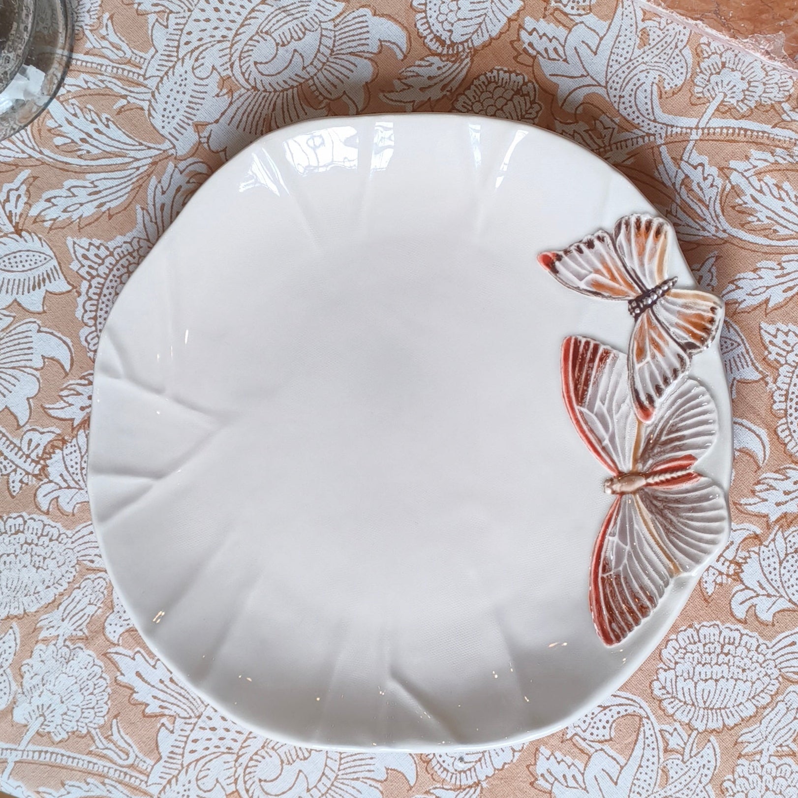 Cloudy Butterflies Dinner Plate  - Bordallo