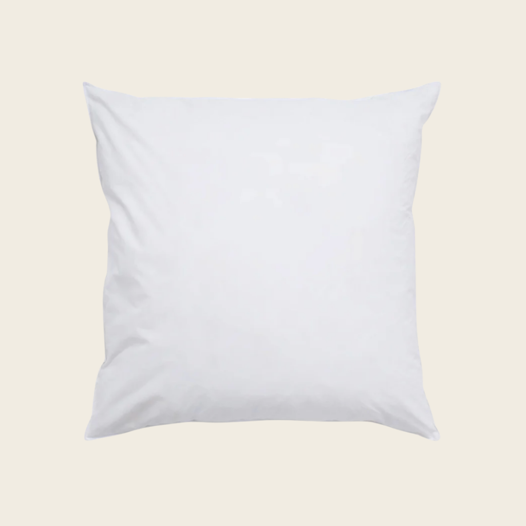 Square white cushion