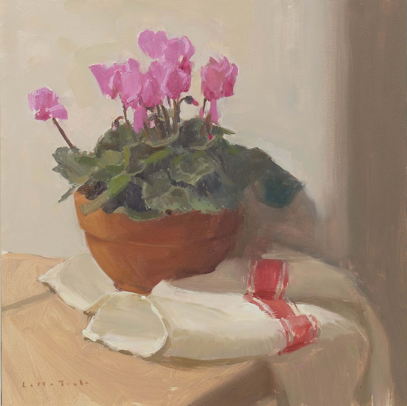Cyclamen on the window - Lotta Teale