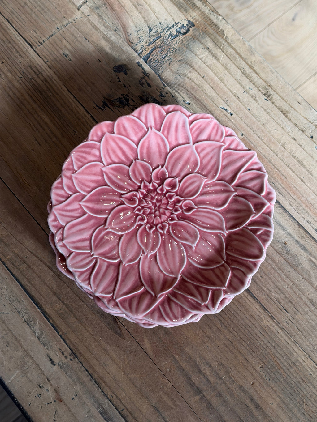 Dahlia Maria Flor Dessert Plate - Bordallo Pinheiro