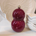 Dark Cherry Chubbie Salt & Pepper Mill by Addison Ross