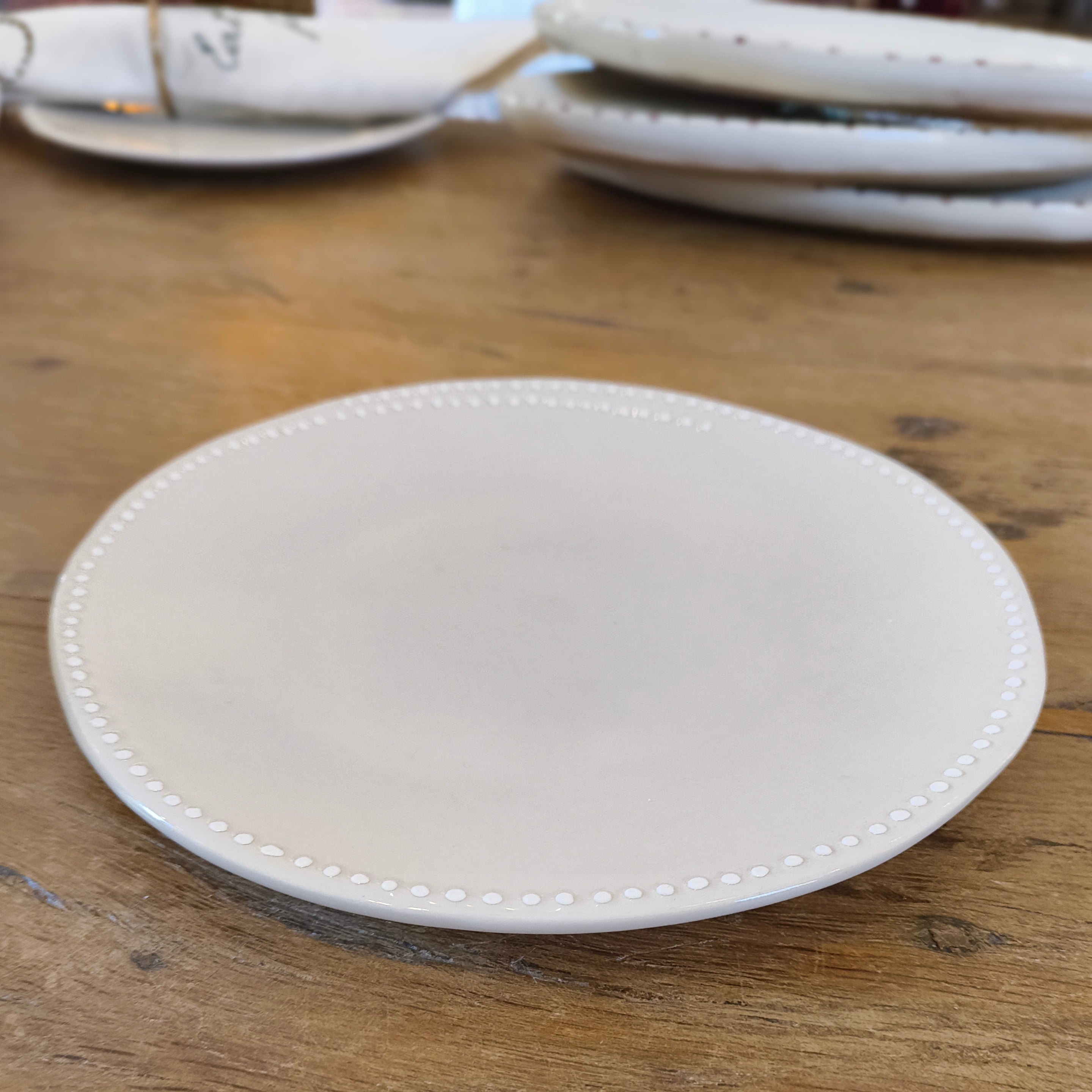 Fiorirà un Giardino Dots Side Plate - Cream