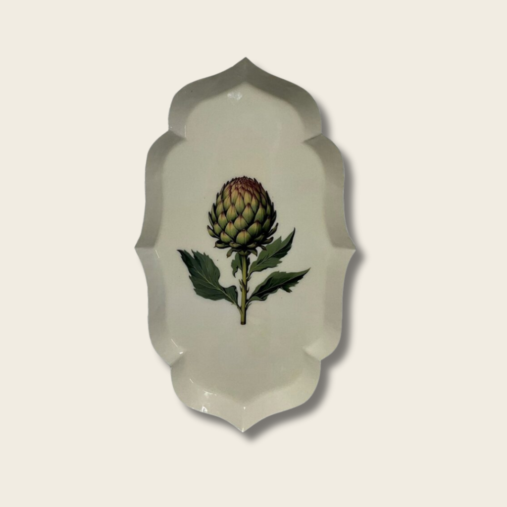 Tray with Artichoke - Les Ottomans