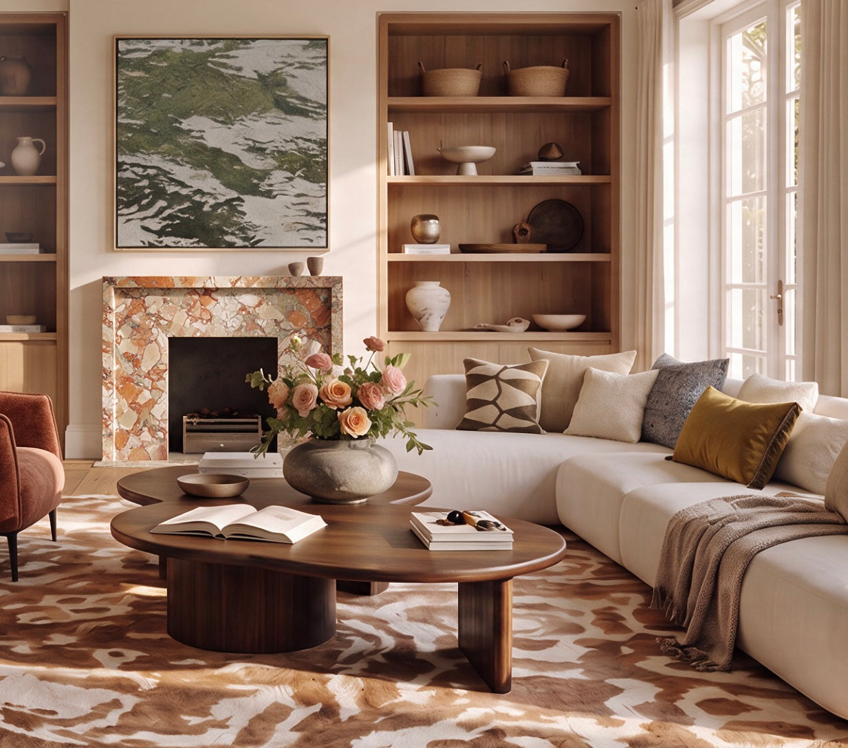 Trove Hand Tufted Rug in Amber