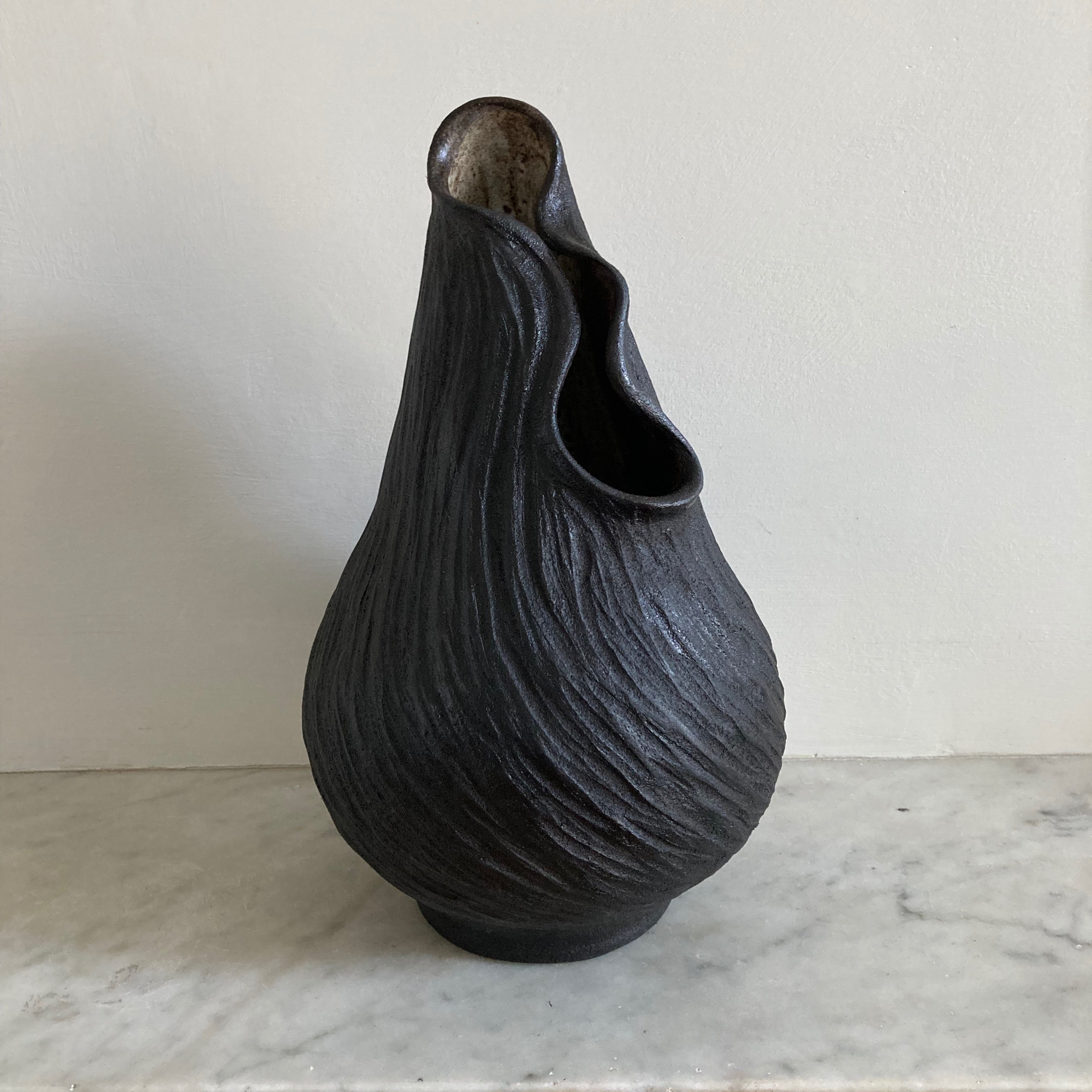 Jenny Bailey Black Ceramic Scupture