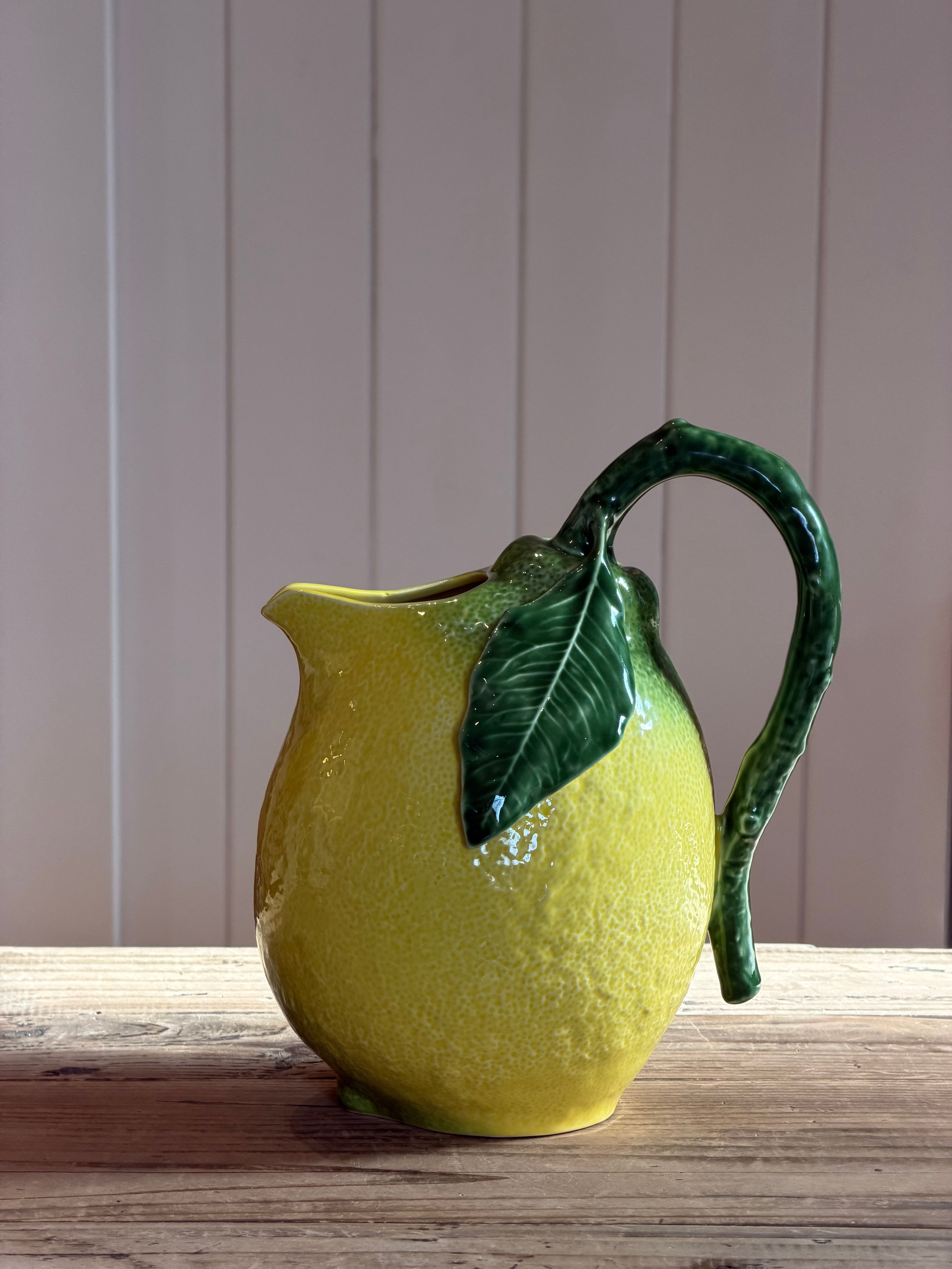 Lemon Pitcher - Bordallo Pinheiro
