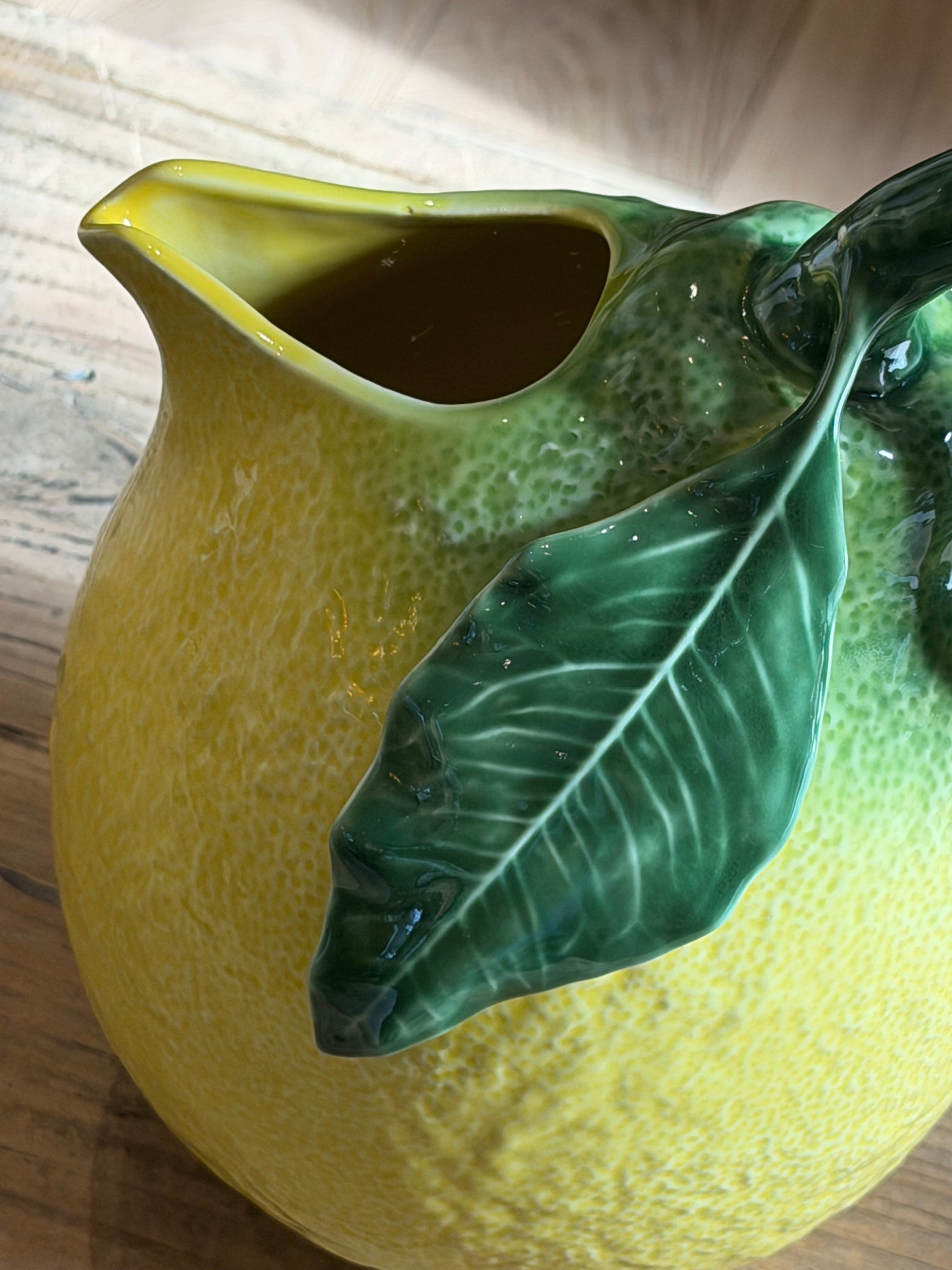 Lemon Pitcher - Bordallo Pinheiro