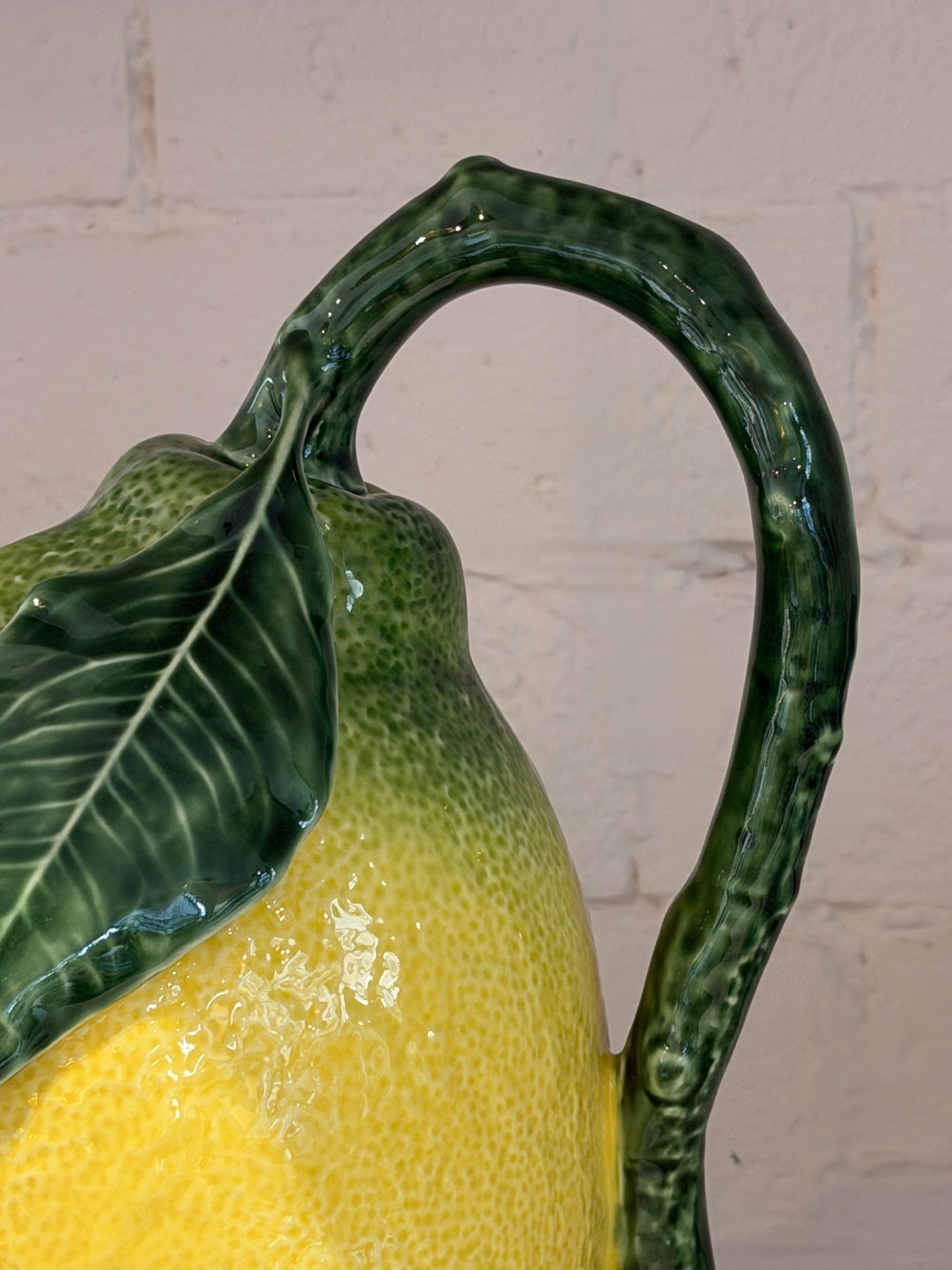 Lemon Pitcher - Bordallo Pinheiro