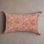 Leopard Print Cushion Cover - Terracotta