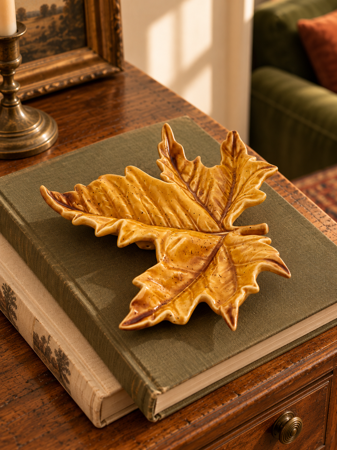 Small Yellow Sycamore Leaf