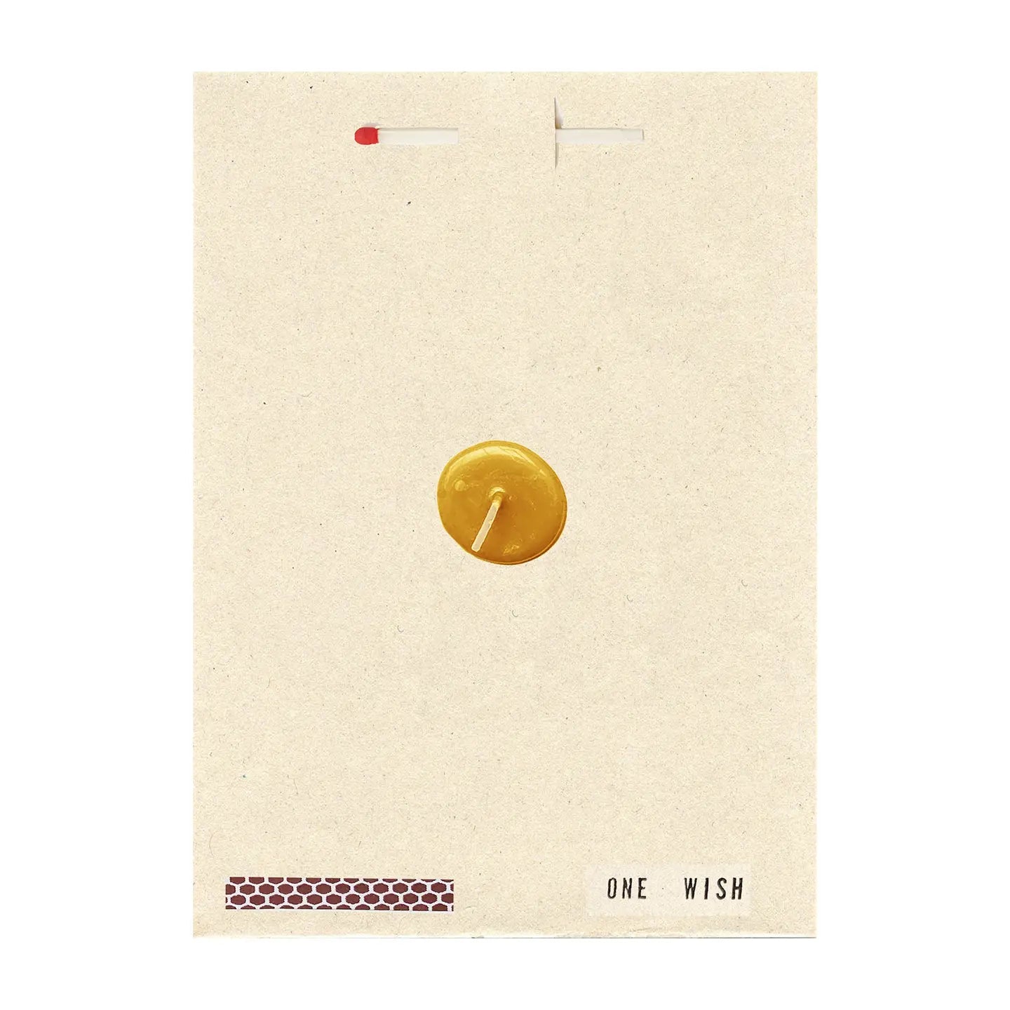 One Wish Greeting Card - Gold