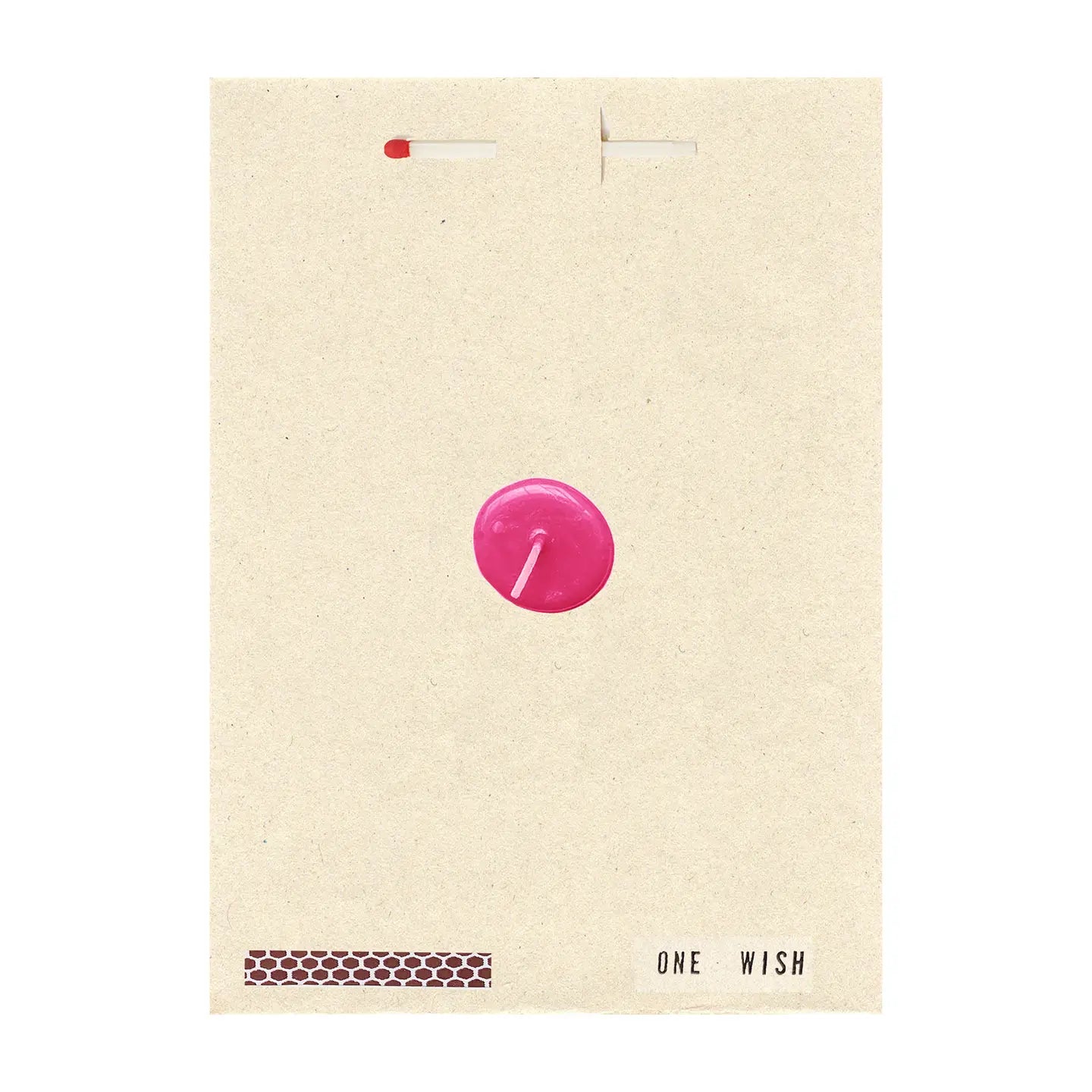 One Wish Greeting Card - Pink