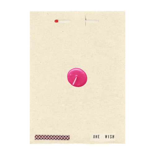 One Wish Greeting Card - Pink