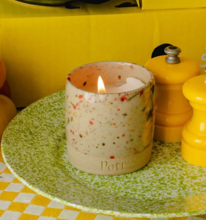 Tomato Vine Scented Candle & Holder by Pott