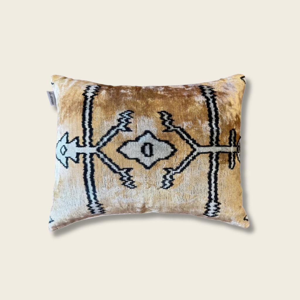 Silk Velvet Cushion - Les Ottomans