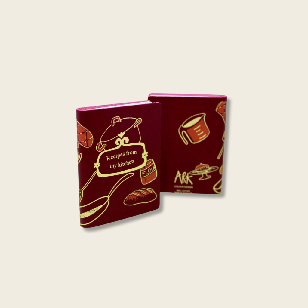Illustrated Midi Leather Journal - Recipes from my Kitchen