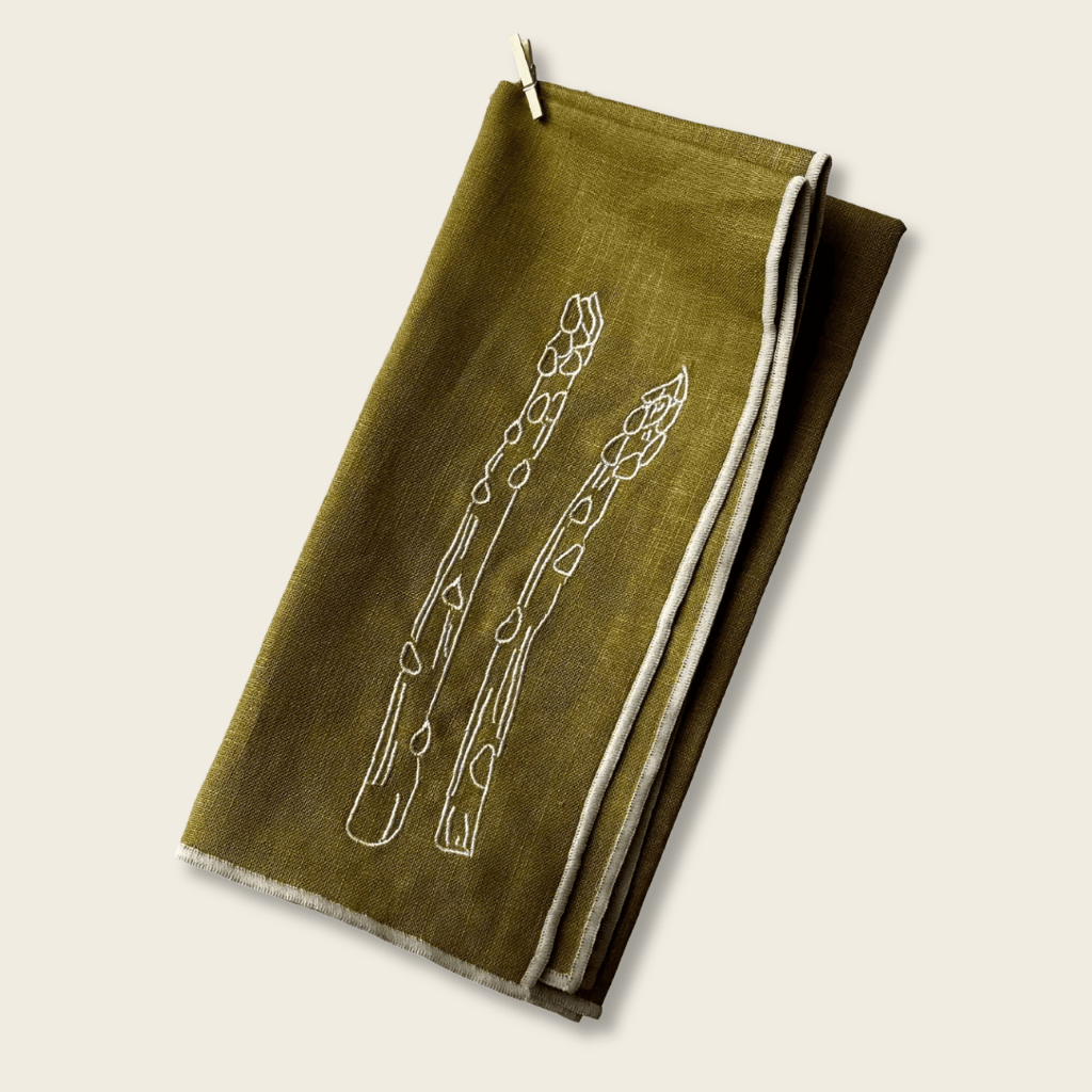 Linen Blend Napkins - Asparagus (set of 2) - MÆGEN