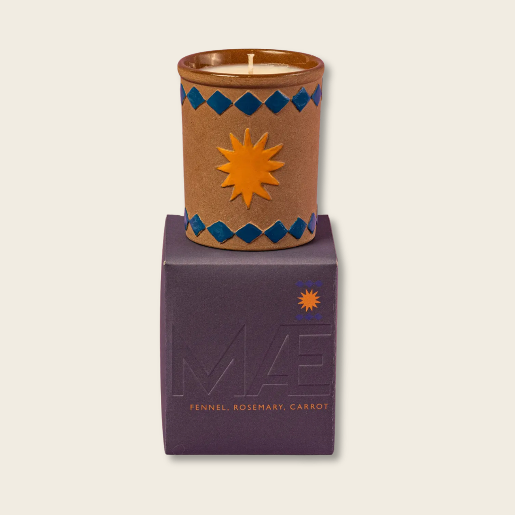 Good Candle -  Blue / Star - Fennel Rosemary - MÆGEN