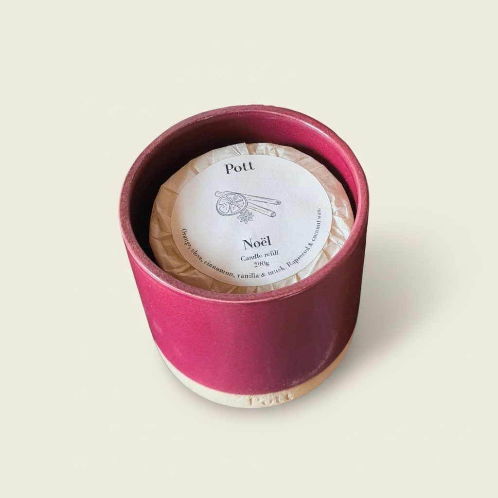 Noël Scented Candle & Holder by Pott