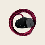 dark pink twisted cable with black connector