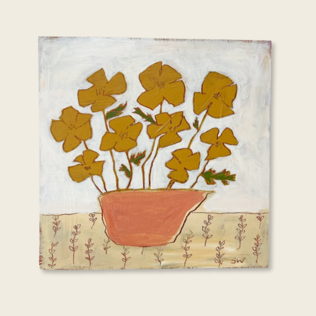 Nine Yellow Poppies - Sara Wibberley