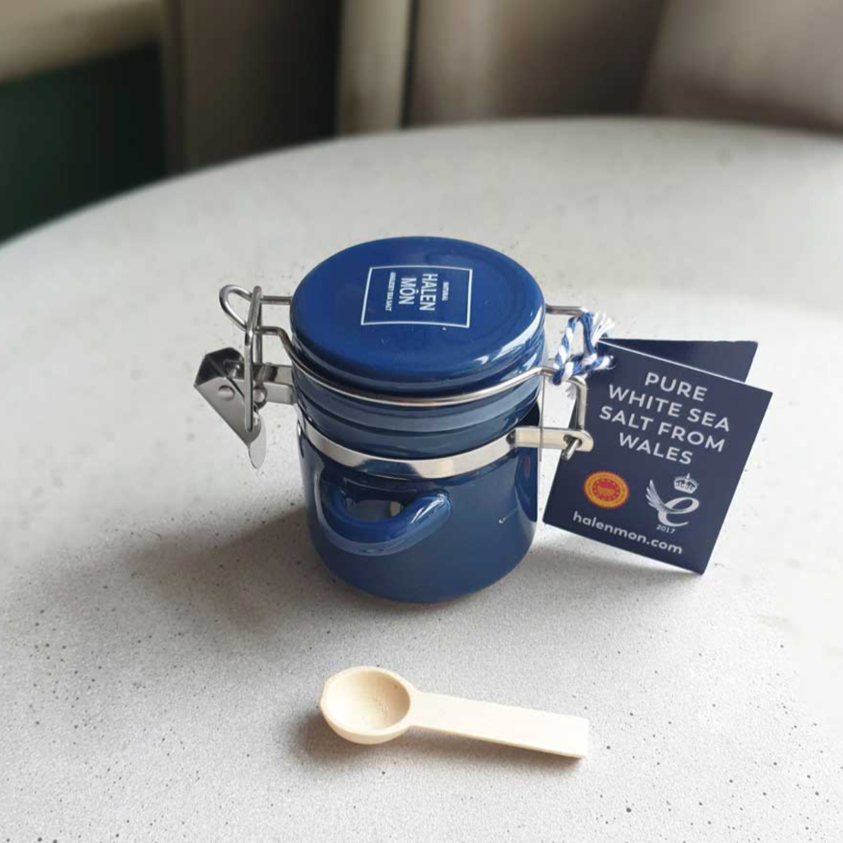 Little Ceramic Jar of Pure Sea Salt