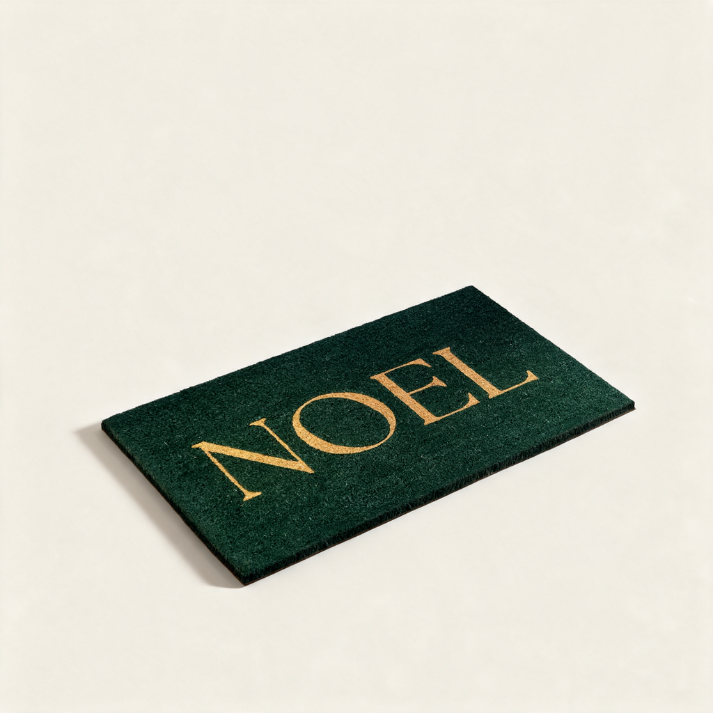 Coir Noel Door Mat