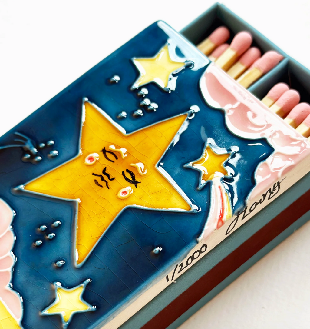 Ceramic Match Box - The Star