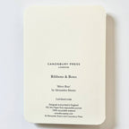 Silver Bow Greeting Card Treowe