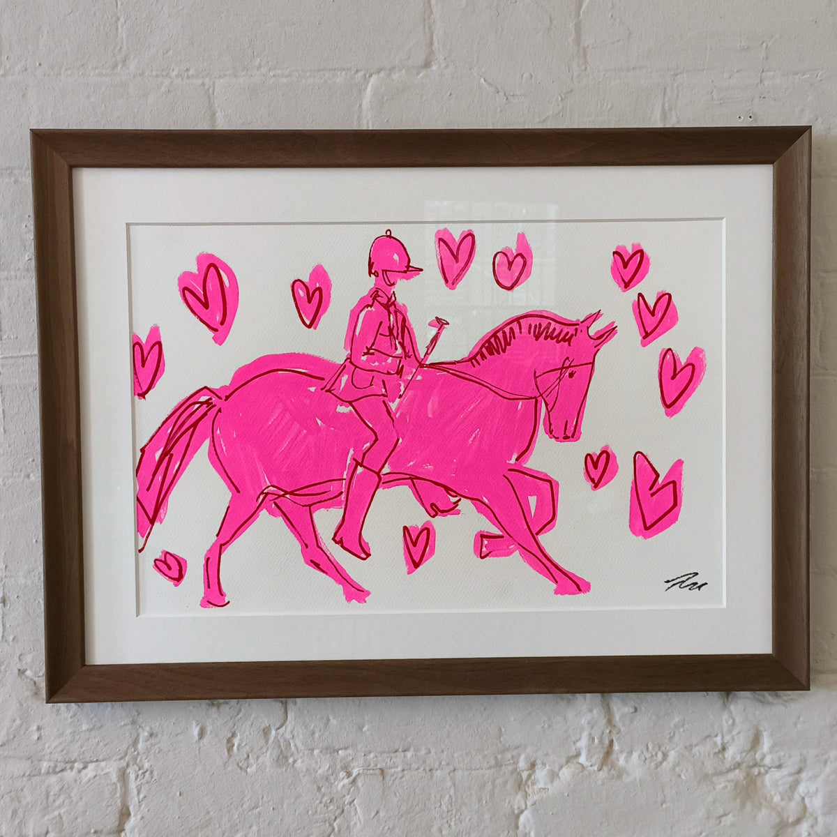 Tony Green Cupid on a Horse Drawing