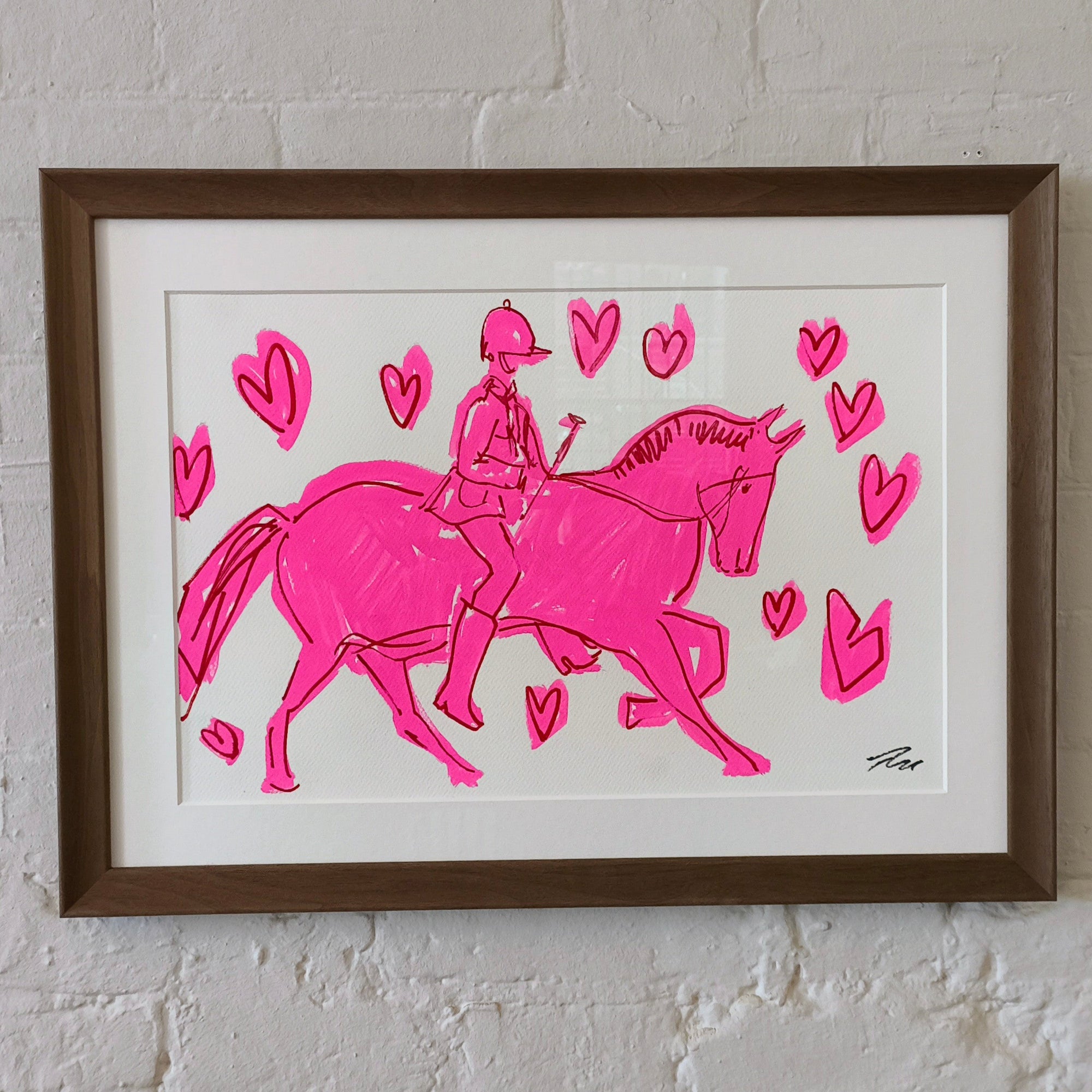 Tony Green Cupid on a Horse Drawing