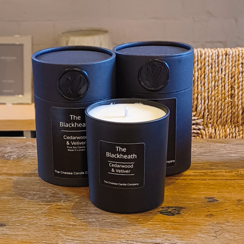 The Blackheath Candlem Cedarwood and Vetiver scented