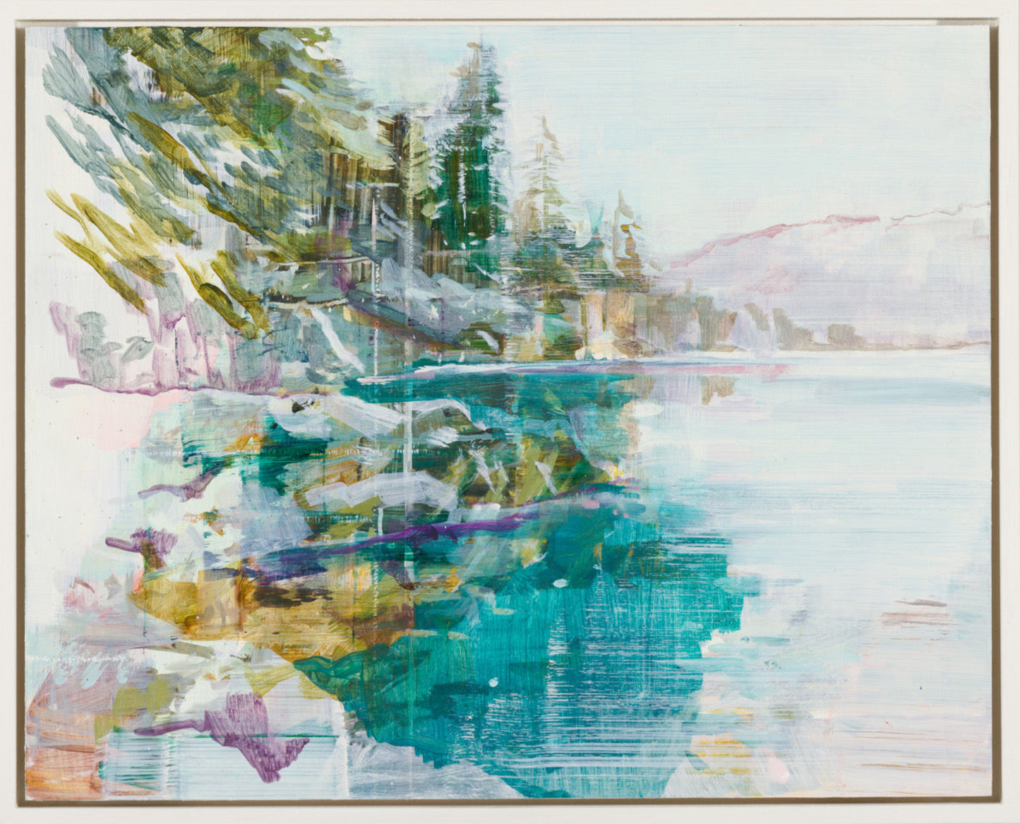 Water's Edge, Oil on Canvas, 40x50cm - Katherine Le Hardy