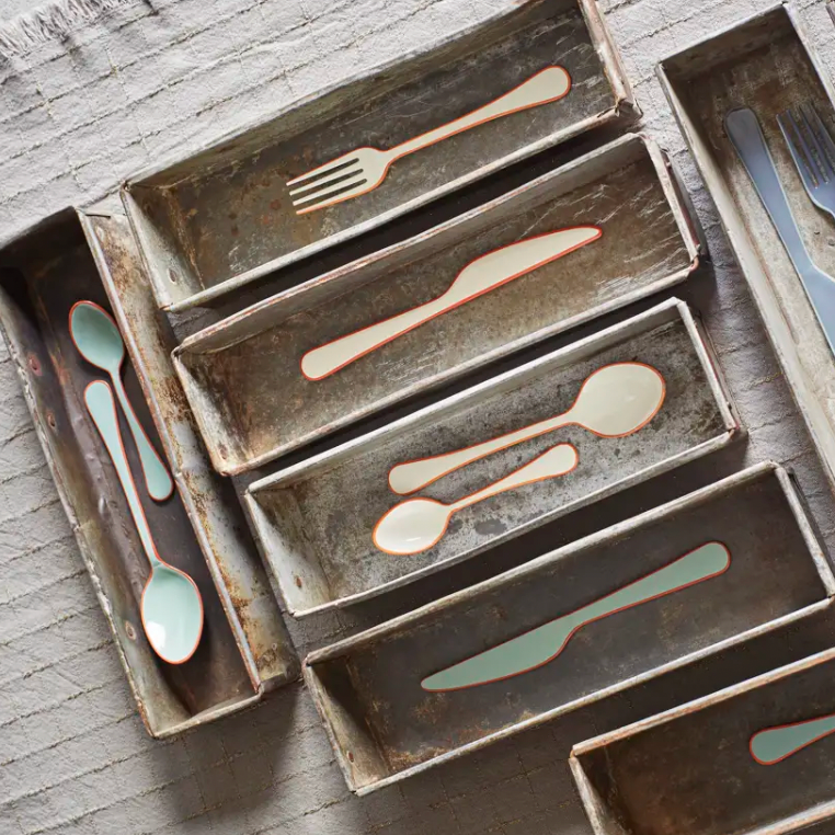 Enamel Cutlery Set