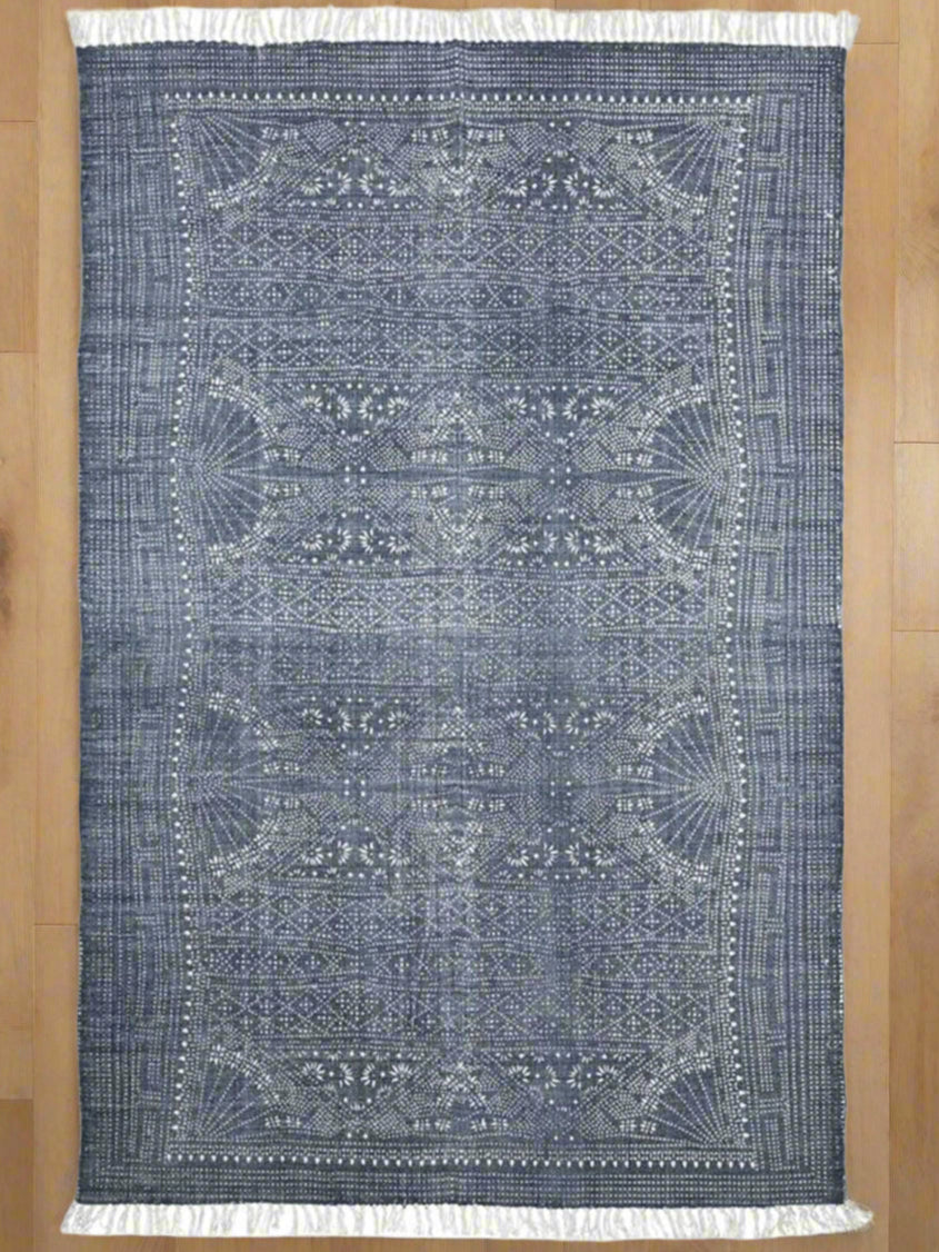 Handmade Tribal Block Printed Area Rug
